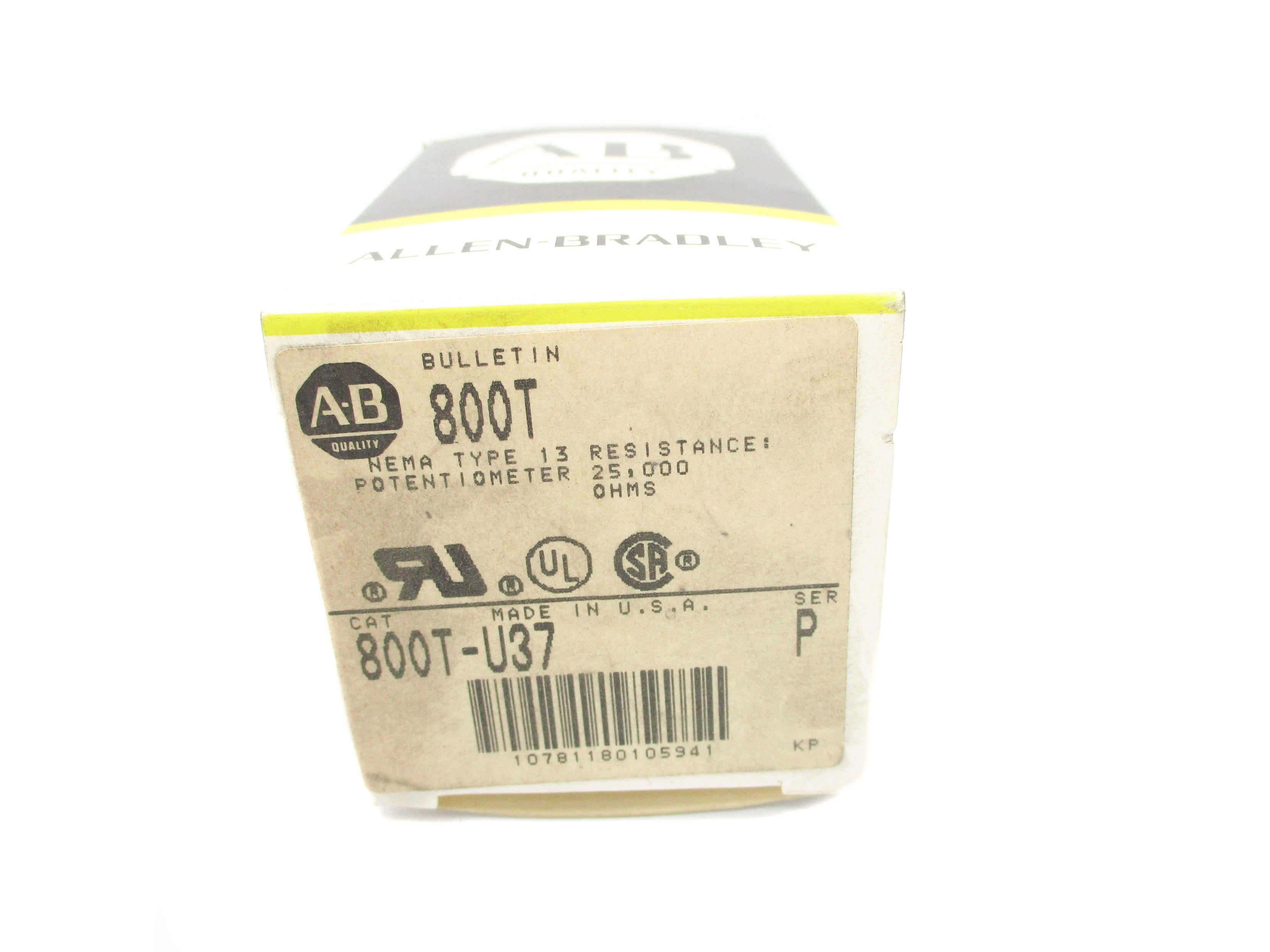 INDUSTRIAL SPARE PART 800T-U37 SER. P (BK/YL) NSMP