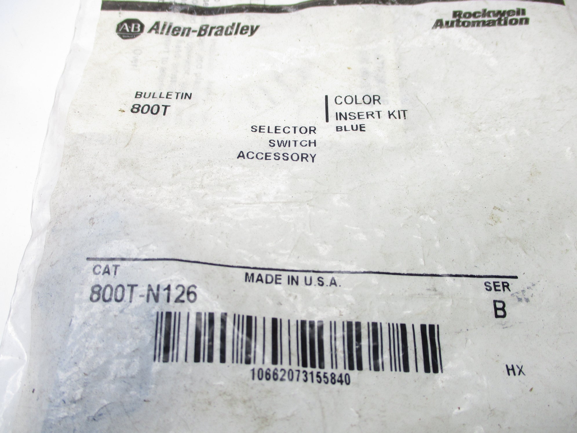 INDUSTRIAL SPARE PART 800T-N126 SER. B NSMP
