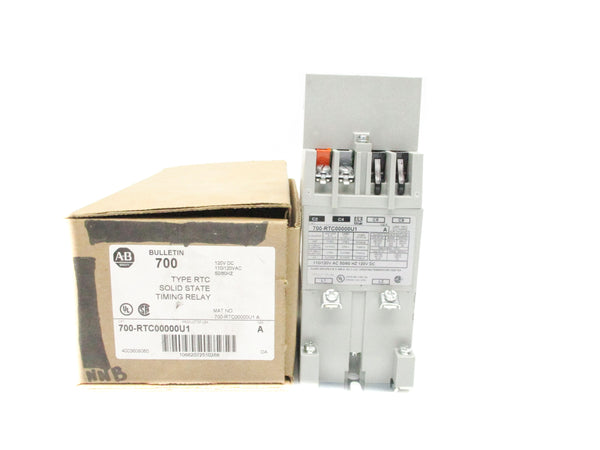 ALLEN BRADLEY 700-RTC00000U1 SER. A 110/120VAC (BR/WH) NSMP