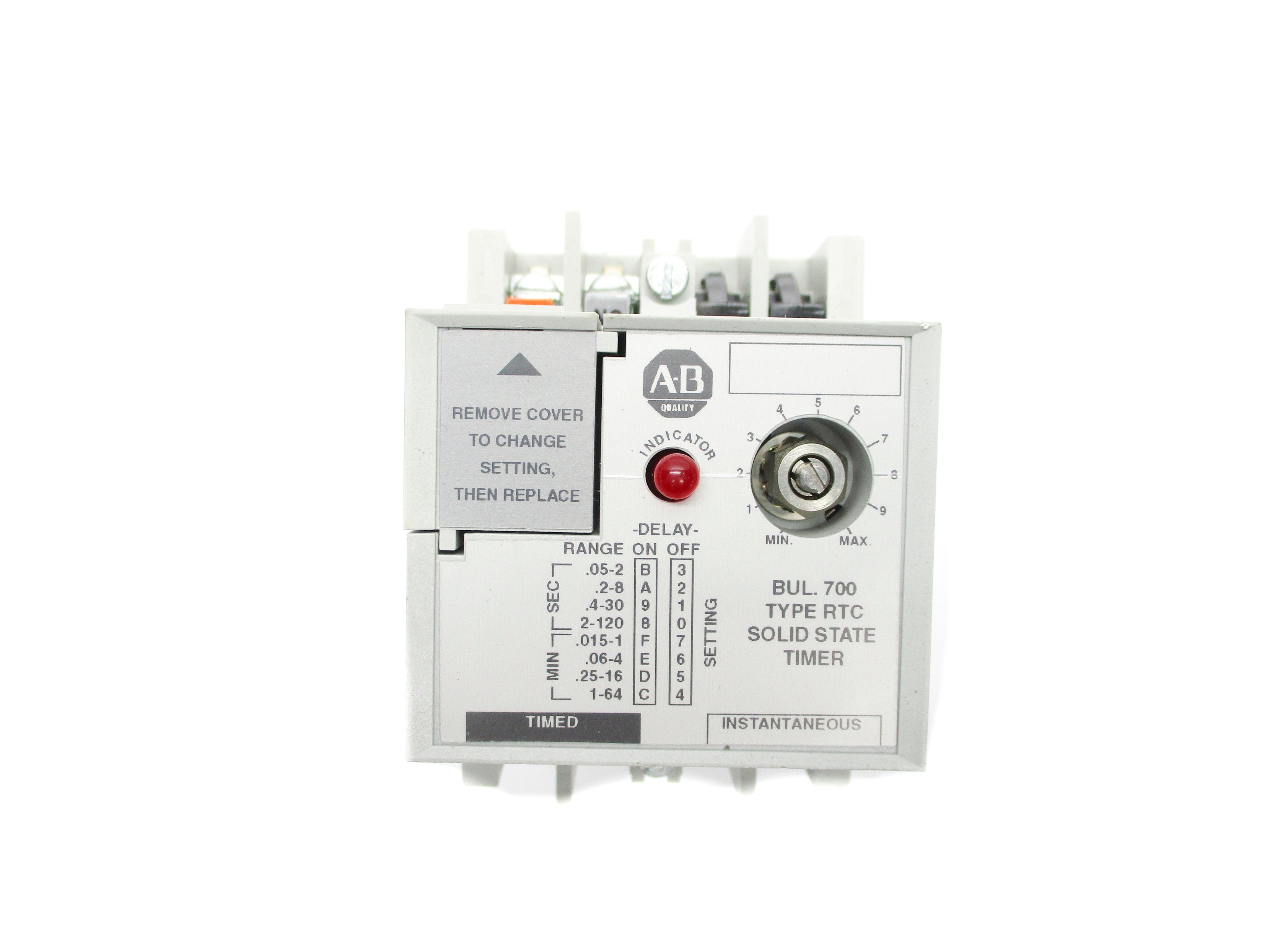 ALLEN BRADLEY 700-RTC00000U1 SER. A 110/120VAC (BR/WH) NSMP