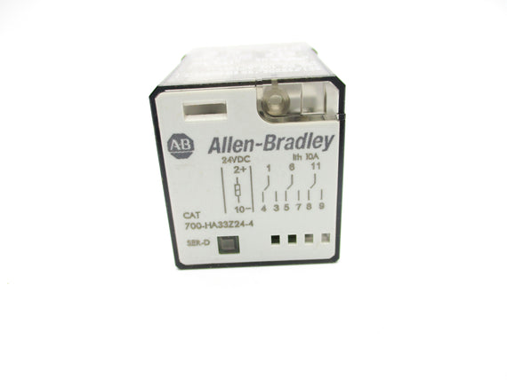 ALLEN BRADLEY 700-HA33Z24-4 SER. D 10A 24VDC NSNP