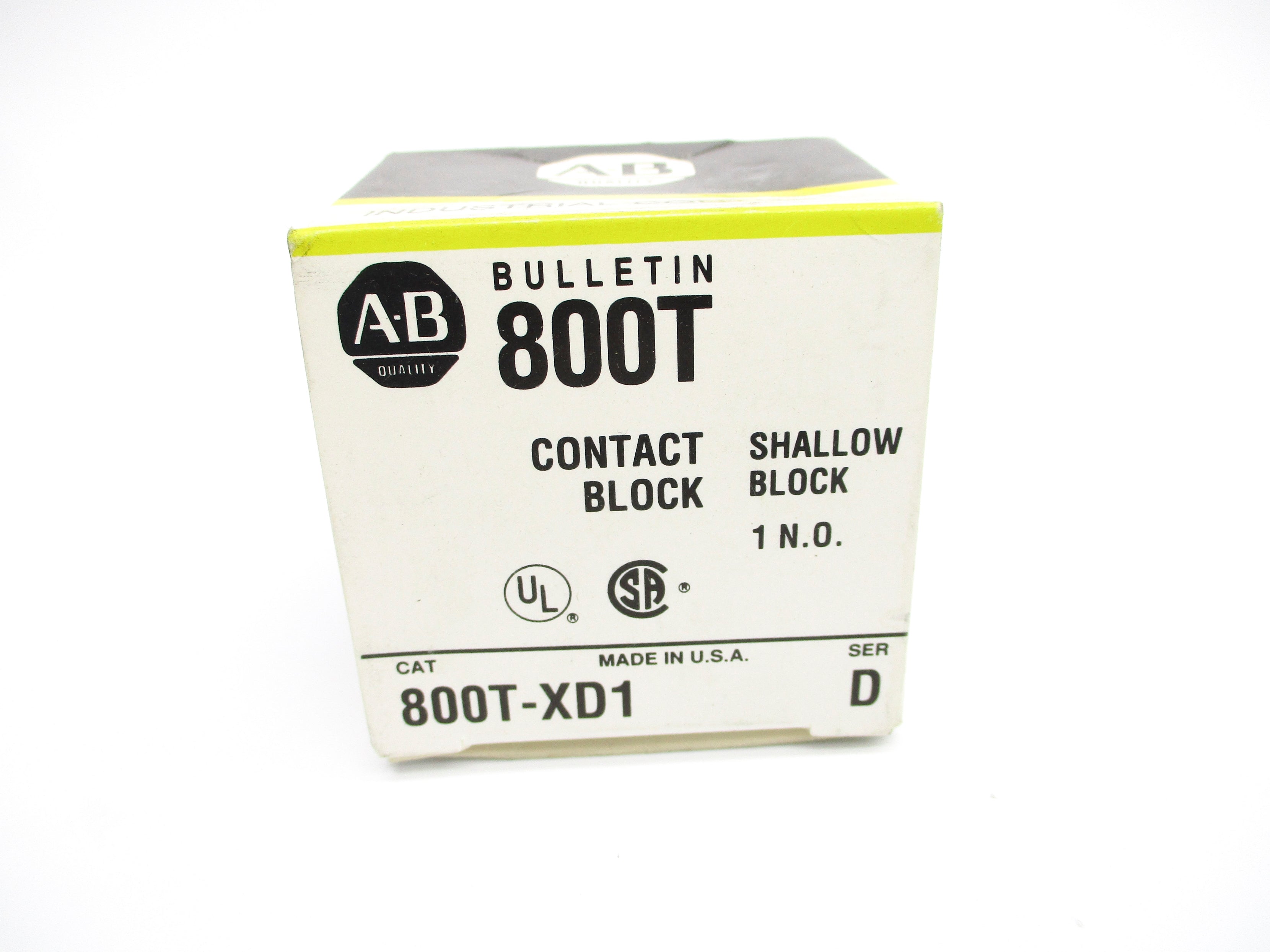 INDUSTRIAL SPARE PART 800T-XD1 SER. D 600VAC (BK/YL) NSMP