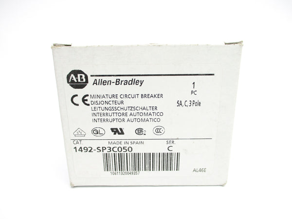 ALLEN BRADLEY 1492-SP3C050 SER. C 415VAC 5A NSMP