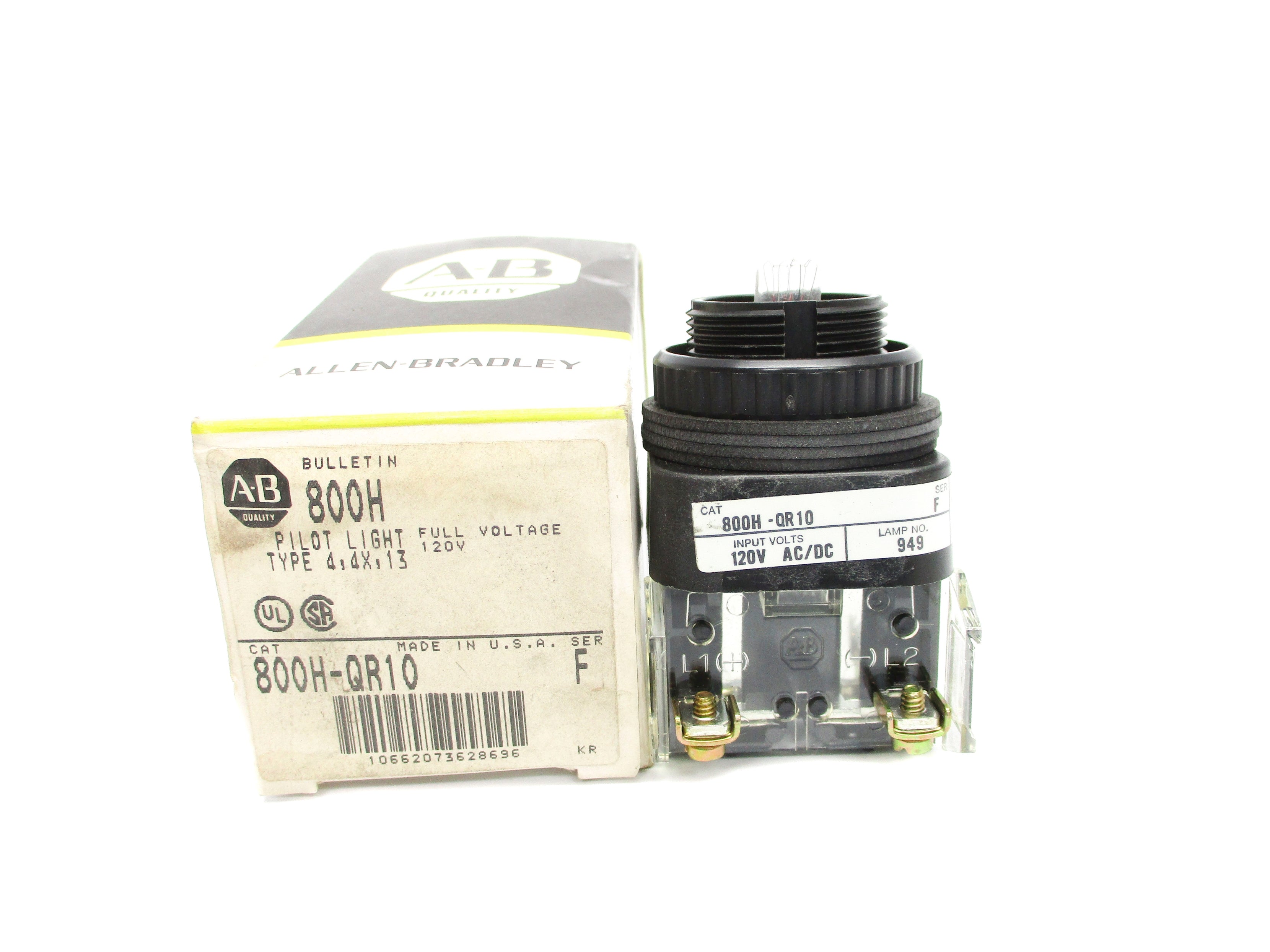 INDUSTRIAL SPARE PART 800H-QR10 SER. F (BK/YL) NSMP