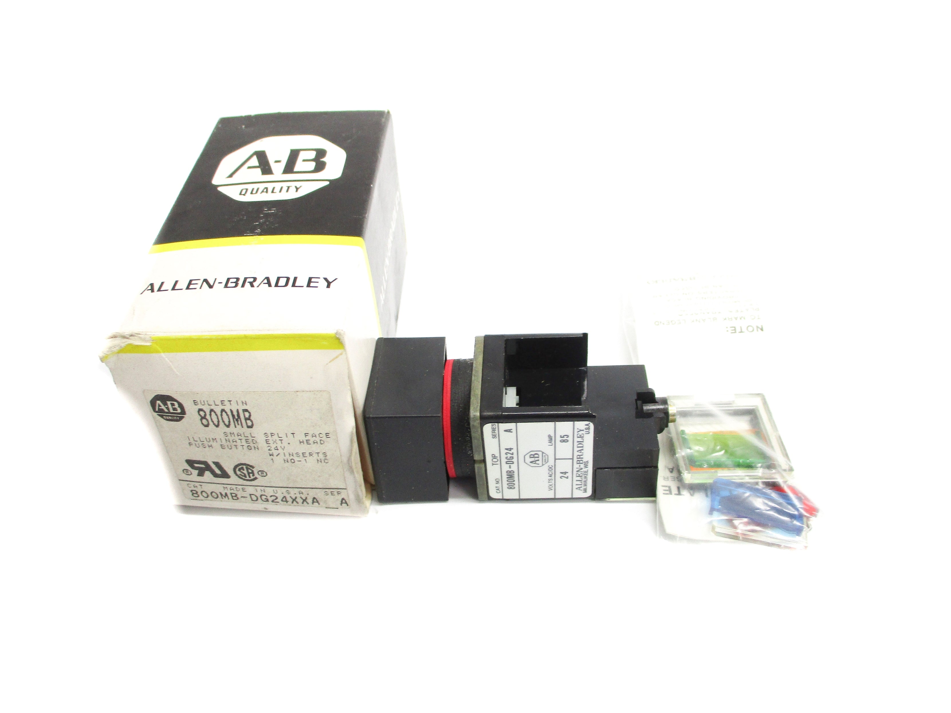 INDUSTRIAL SPARE PART 800MB-DG24XXA SER. A (BK/YL) NSMP