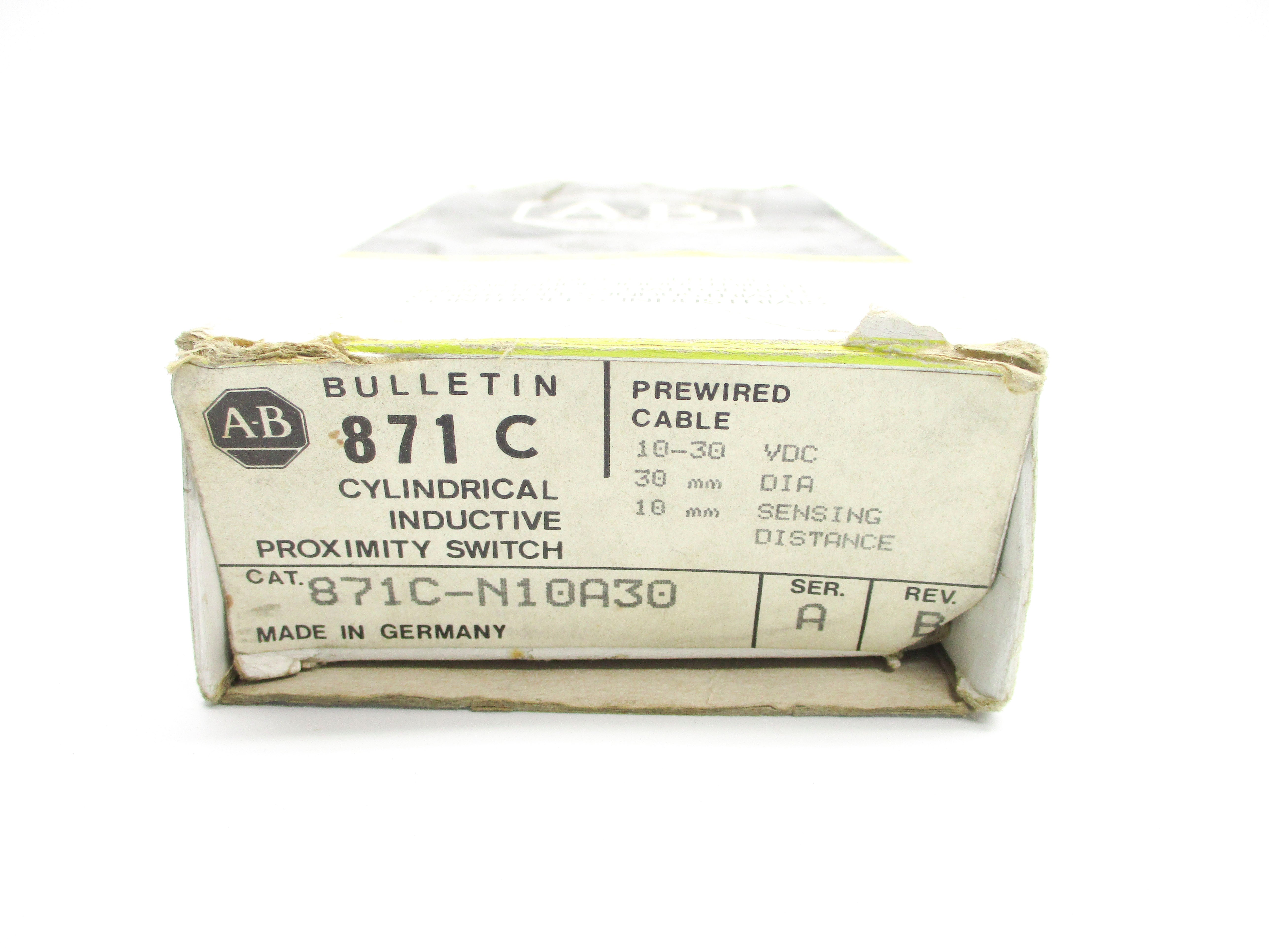 ALLEN BRADLEY 871C-N10A30 SER. A (BK/YL) NSMP