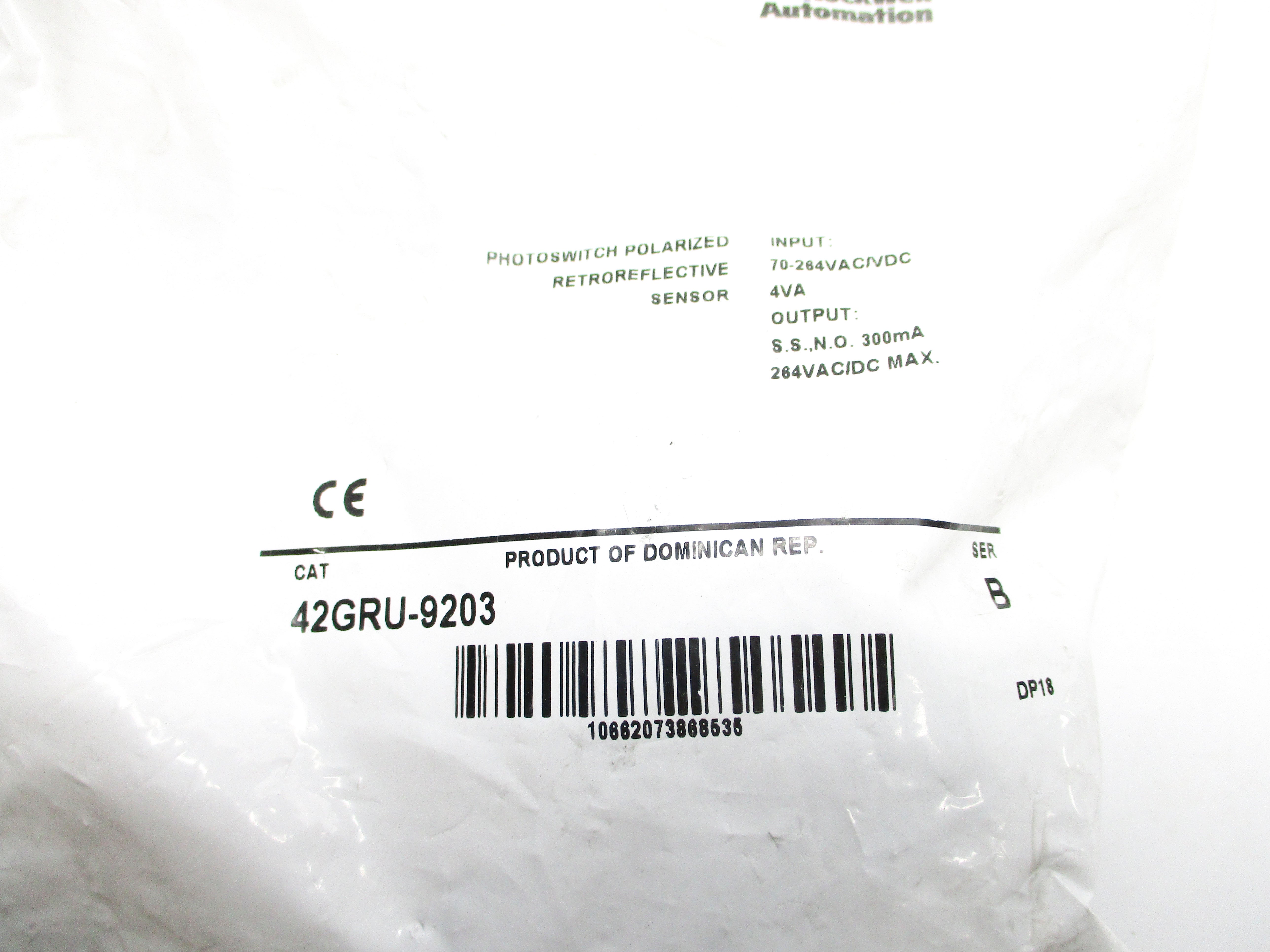 ALLEN BRADLEY 42GRU-9203 SER. B NSMP