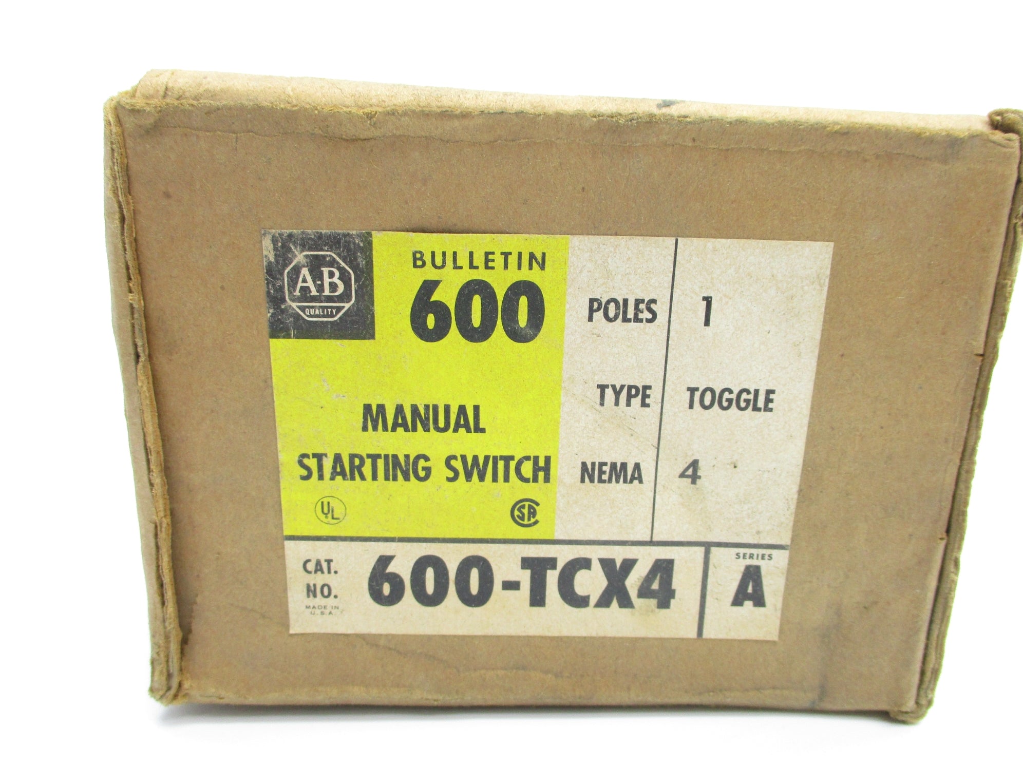 INDUSTRIAL SPARE PART 600-TCX4 SER. A (BR/YL) NSMP
