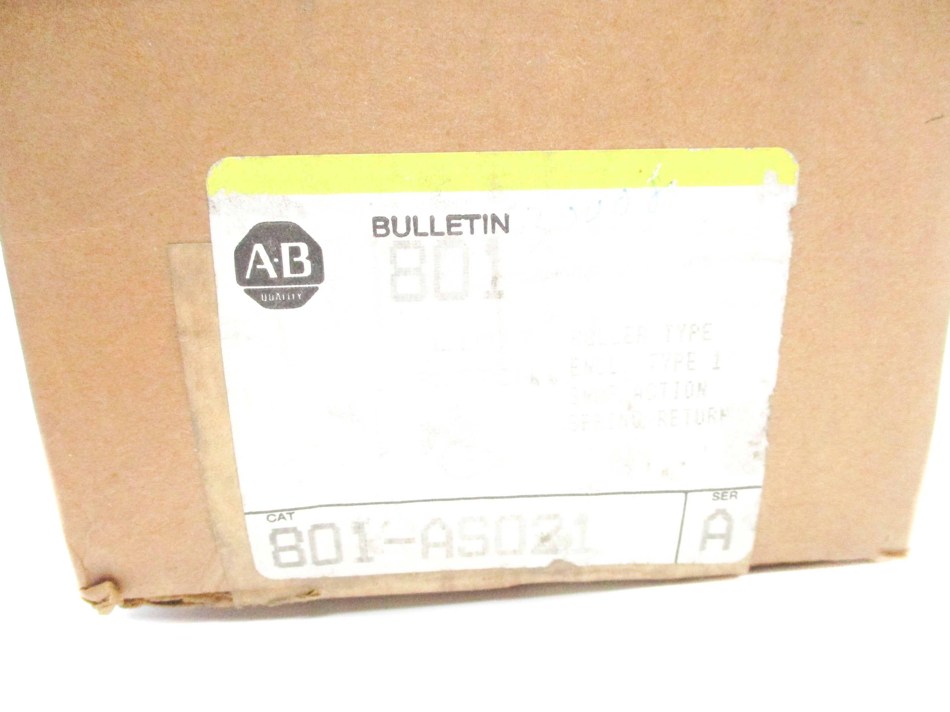 INDUSTRIAL SPARE PART 801-ASO21 SER. A (BR/YL) NSMP