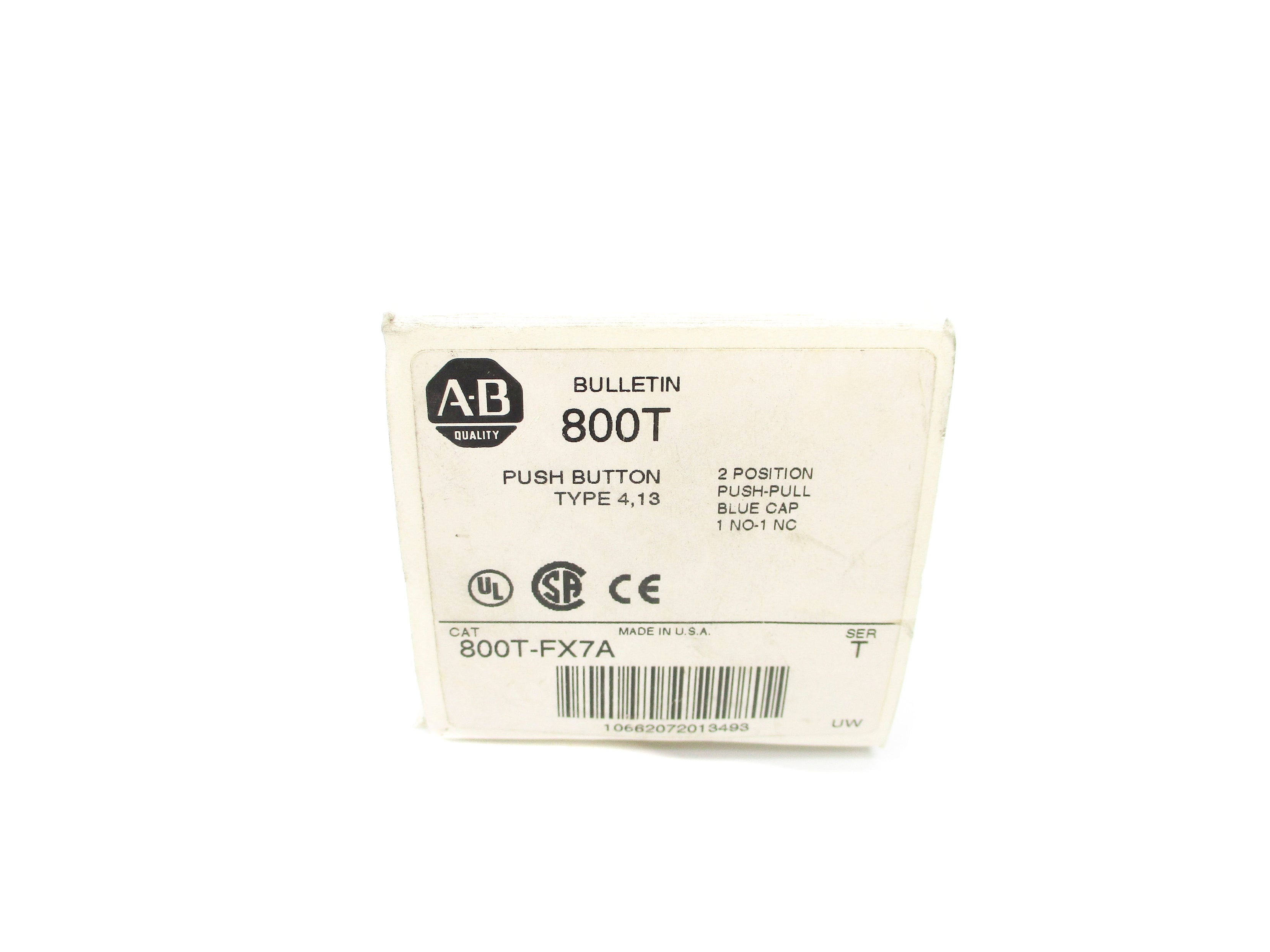 ALLEN BRADLEY 800T-FX7A SER. T (WH) NSMP