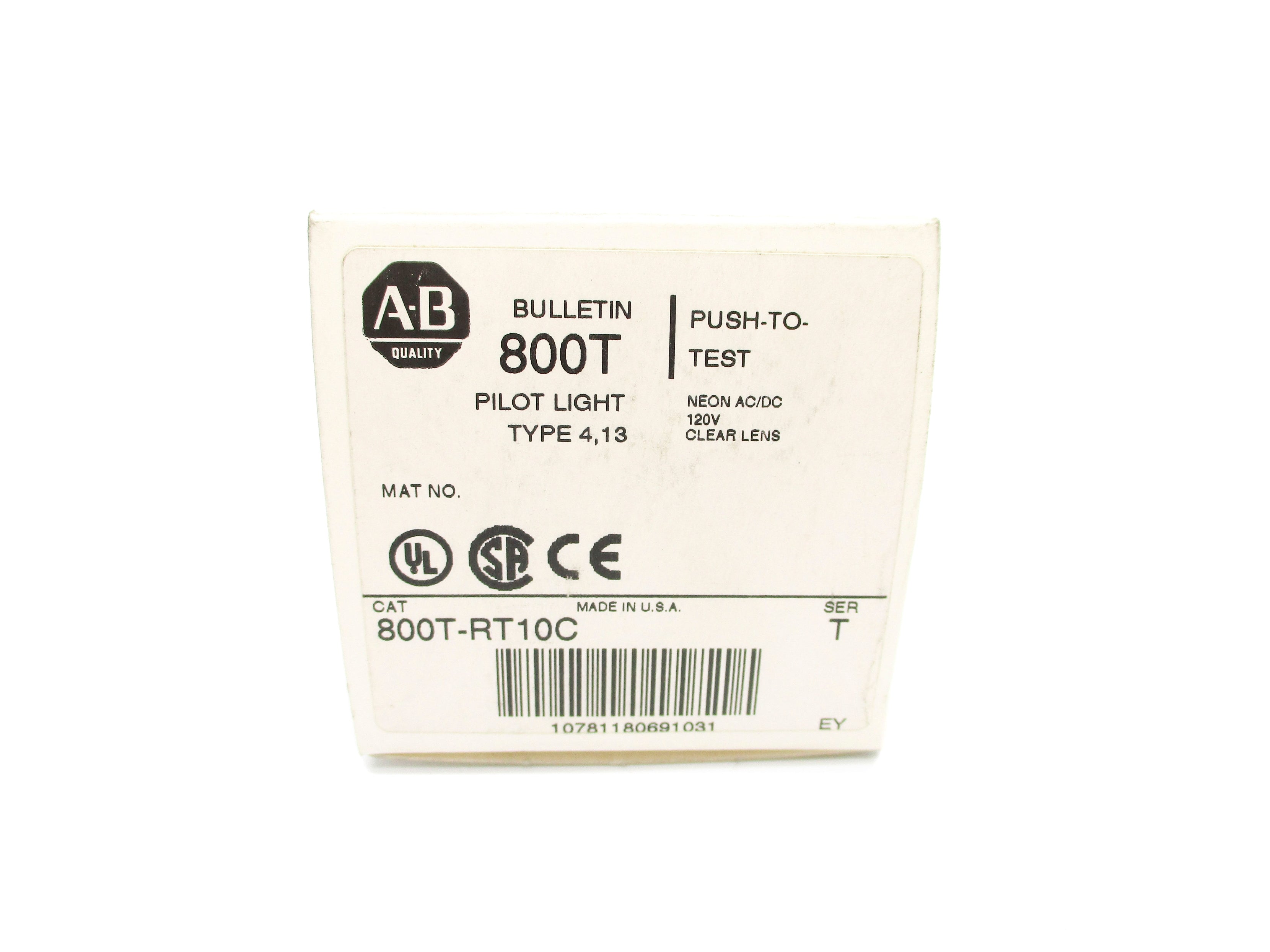 INDUSTRIAL SPARE PART 800T-RT10C SER. T (WH) NSMP
