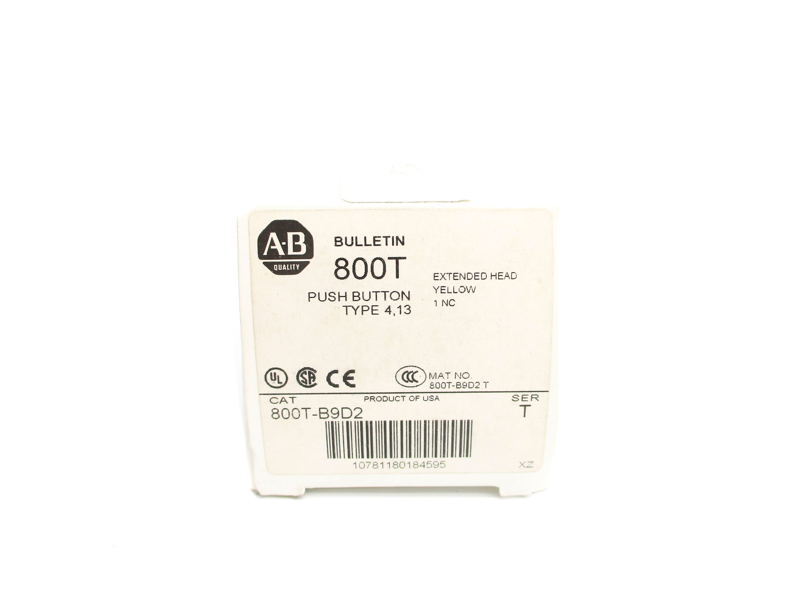 INDUSTRIAL SPARE PART 800T-B9D2 SER. T (WH) NSMP