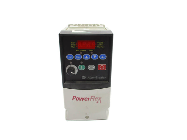 ALLEN BRADLEY 22A-D4P0N104 SER. A F/W 6.01 342-528VAC 5.7A UNMP