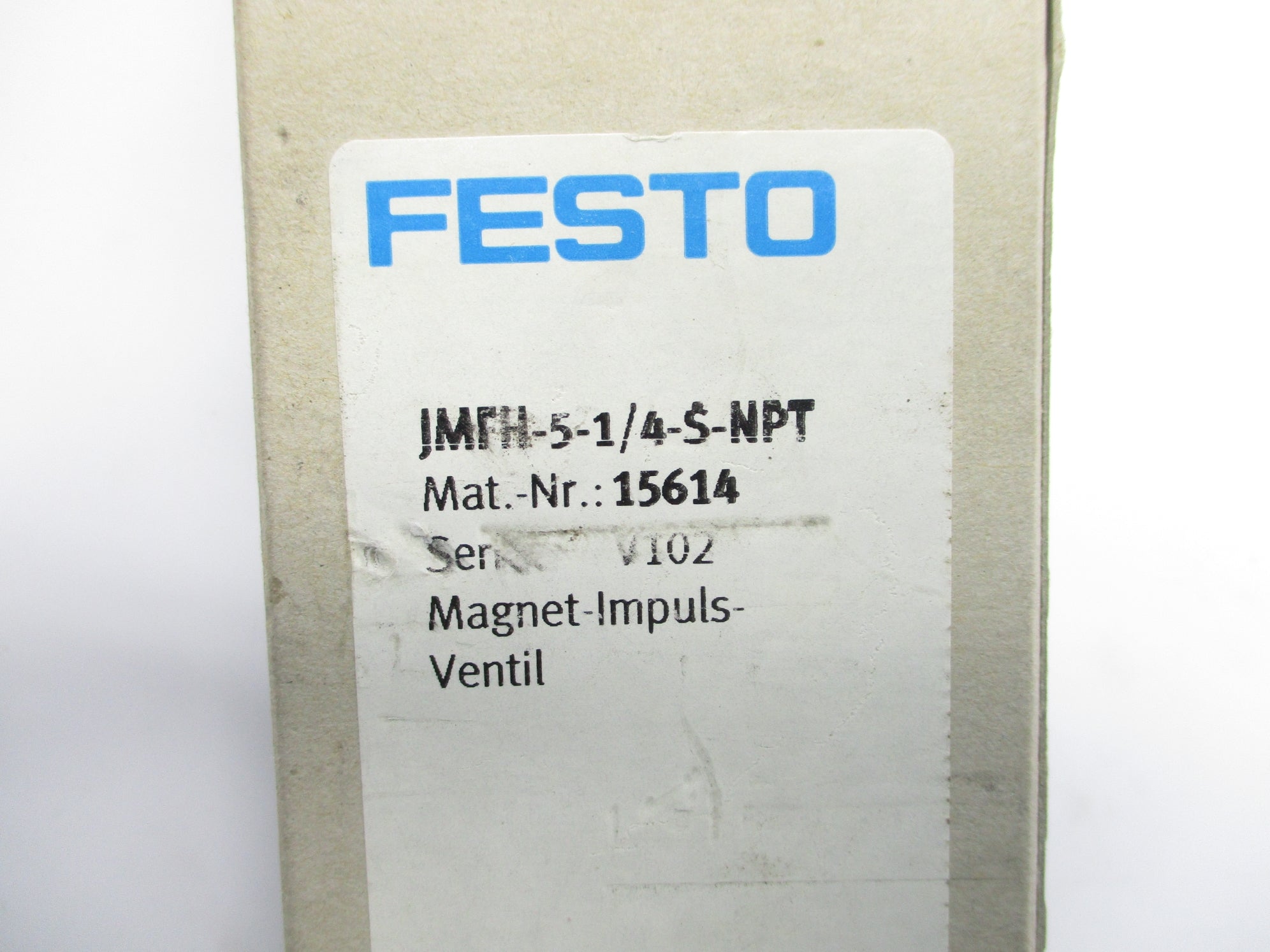 FESTO JMFH-5-1/4-S-NPT 15614 0-120PSI NSMP