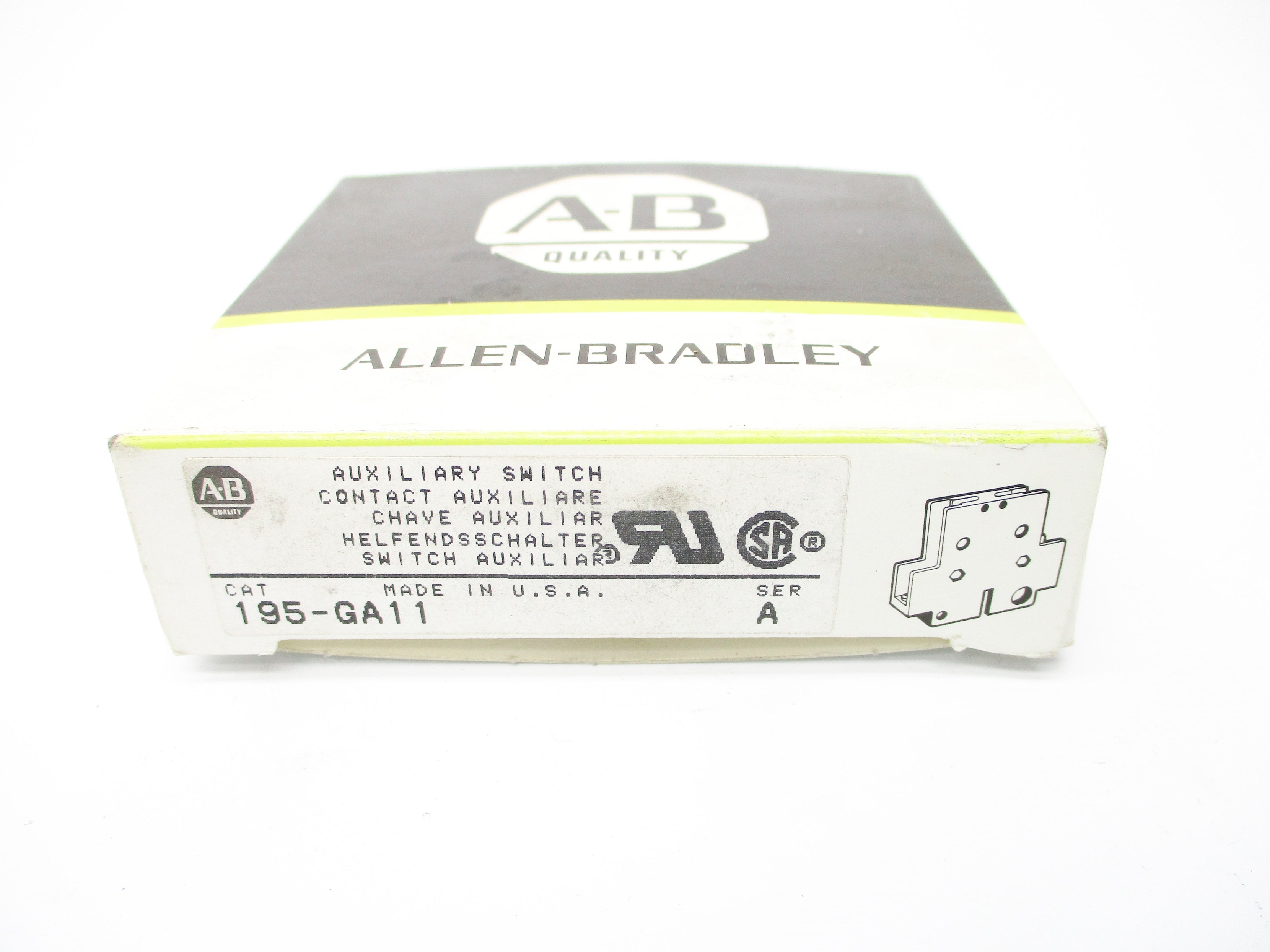 INDUSTRIAL SPARE PART 195-GA11 SER. A 600VAC 1.2A (BK/YL) NSMP