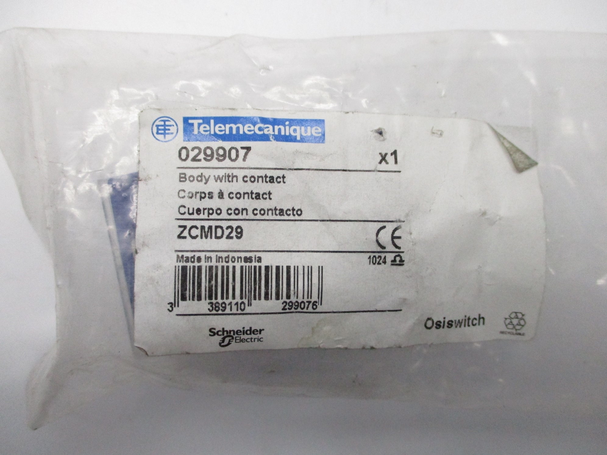 TELEMECANIQUE ZCMD29 NSMP