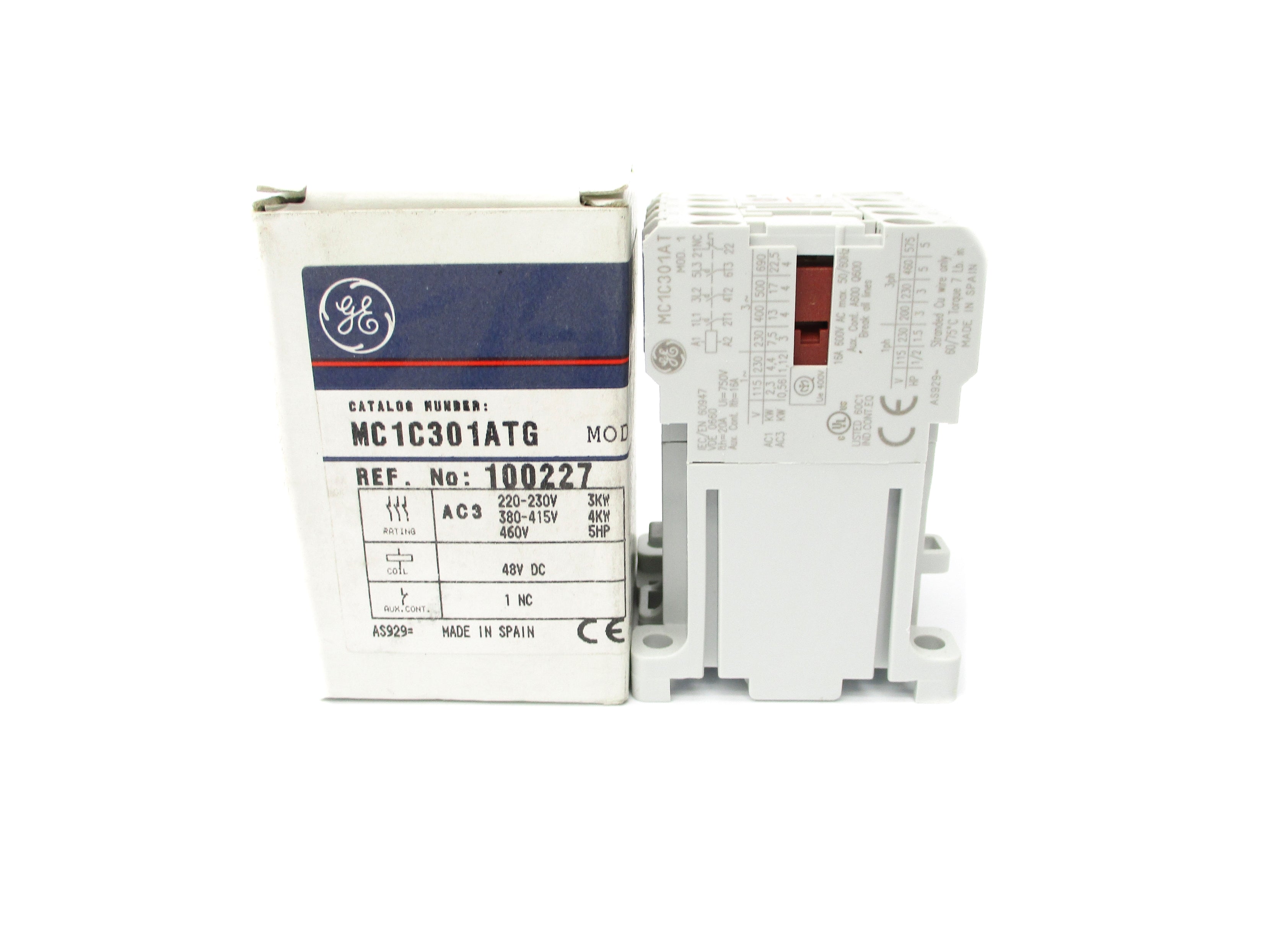 GENERAL ELECTRIC MC1C301ATG 48VDC 20A NSMP