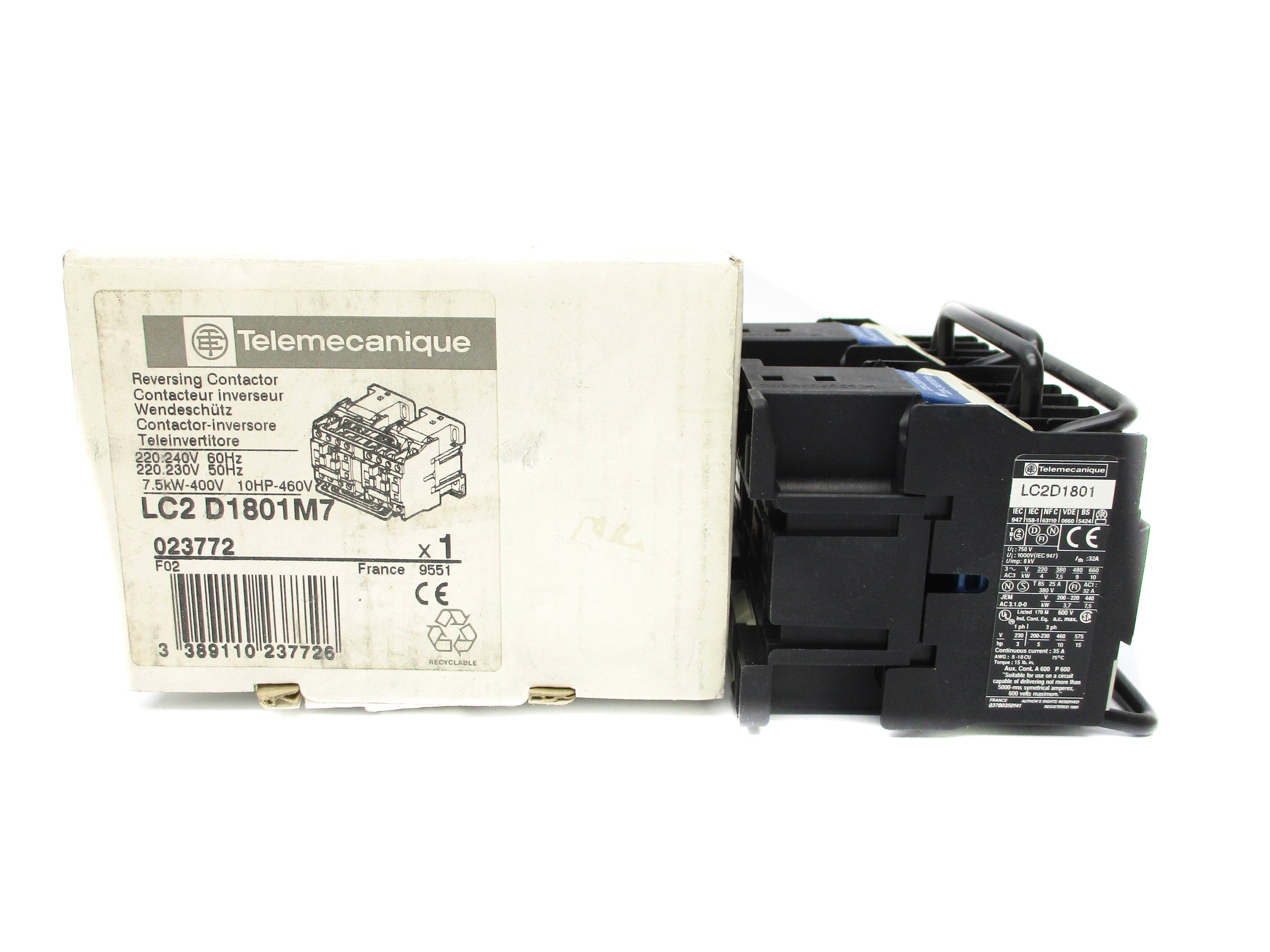 TELEMECANIQUE LC2D1801M7 220/240V NSMP