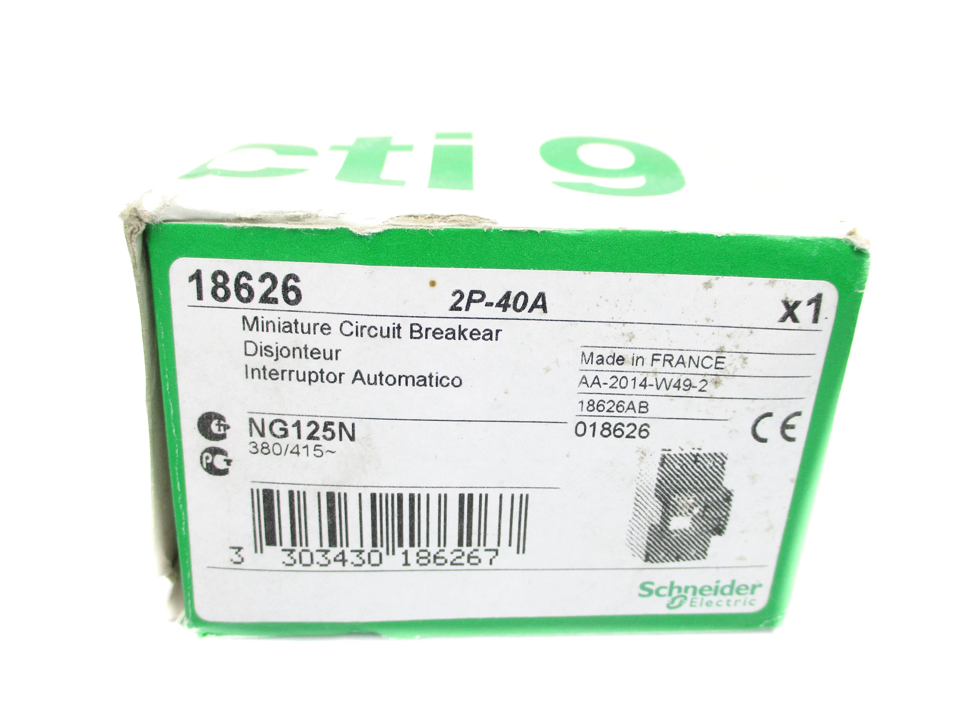 SCHNEIDER ELECTRIC 18626 40A 380/415V NSMP