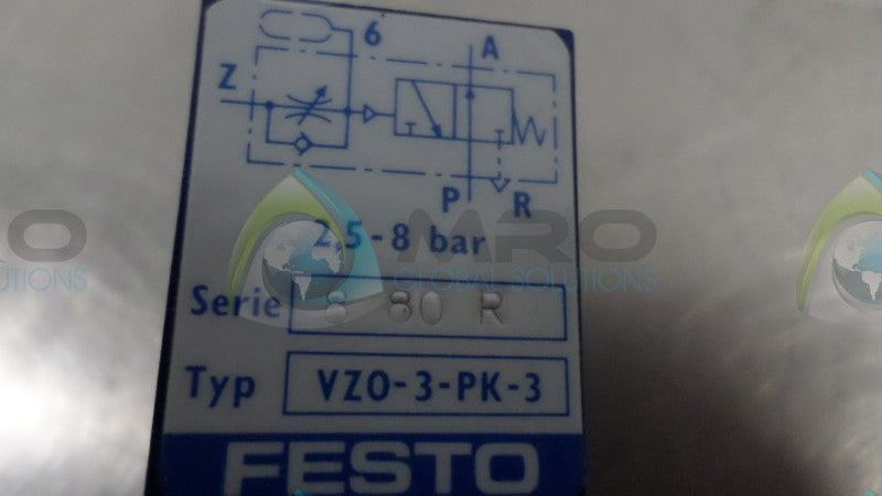 FESTO VZ0-3-PK-3 PRESSURE VALVE NSMP