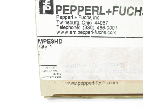 PEPPERL+FUCHS MPE3HD NSMP