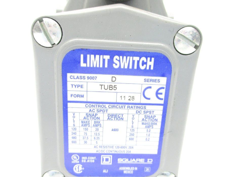 SQUARE D 9007TUB5 SER. D 600VAC 30A NSNP