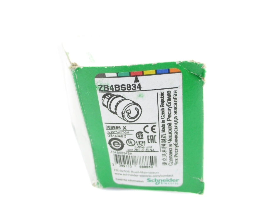 SCHNEIDER ELECTRIC ZB4BS834 (AS PICTURED) NSMP