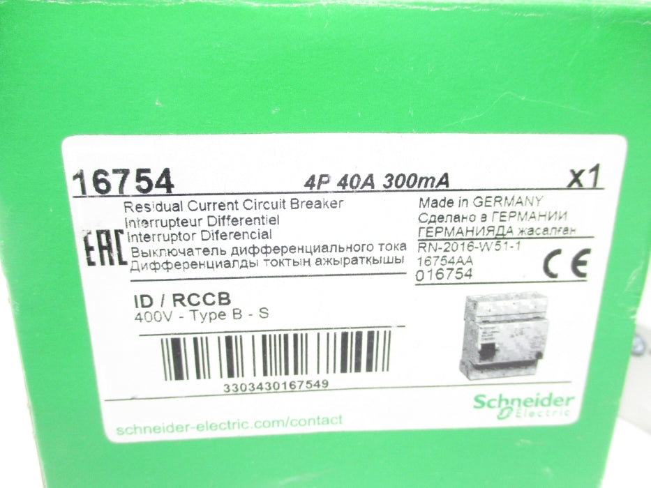 SCHNEIDER ELECTRIC 16754 40A 400V NSMP