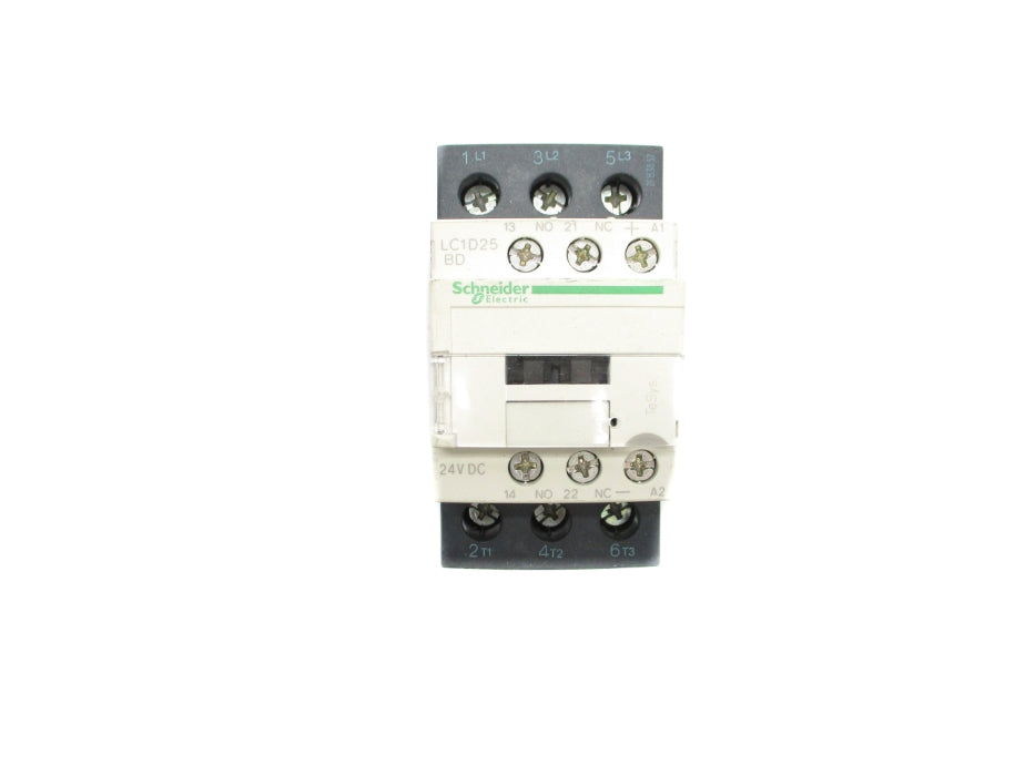 SCHNEIDER ELECTRIC LC1D25BD 24VDC 40A NSNP