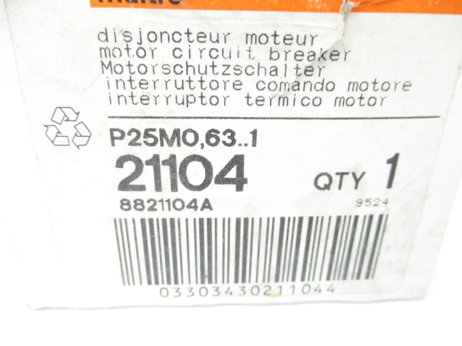 MERLIN GERIN 21104 0.63-1A NSMP