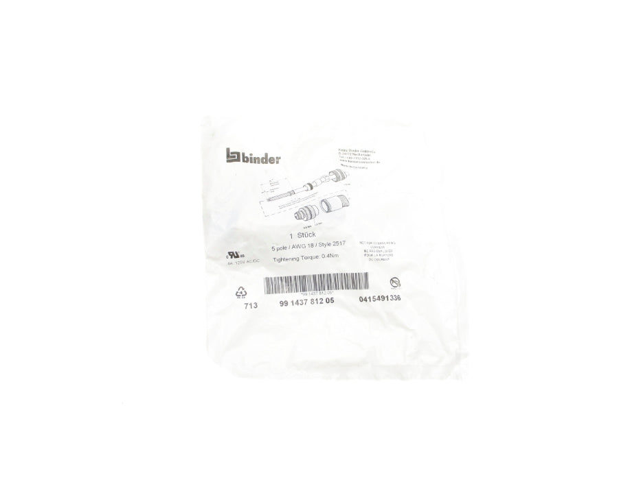 BINDER 71399143781205 125VAC/DC 4A NSMP