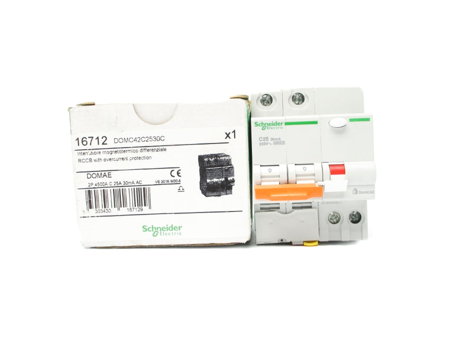 SCHNEIDER ELECTRIC 16712 DOMC42C2530C 25A 230V NSMP