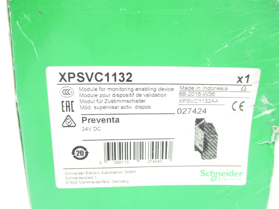 SCHNEIDER ELECTRIC XPSVC1132 24VDC NSMP