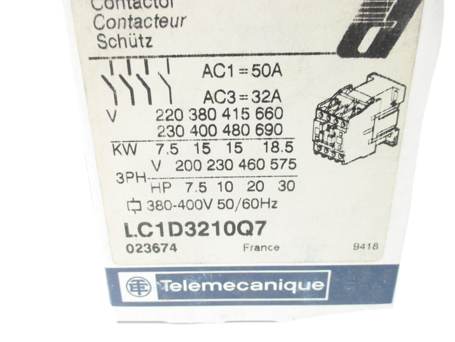 TELEMECANIQUE LC1D3210Q7 380-400V NSMP