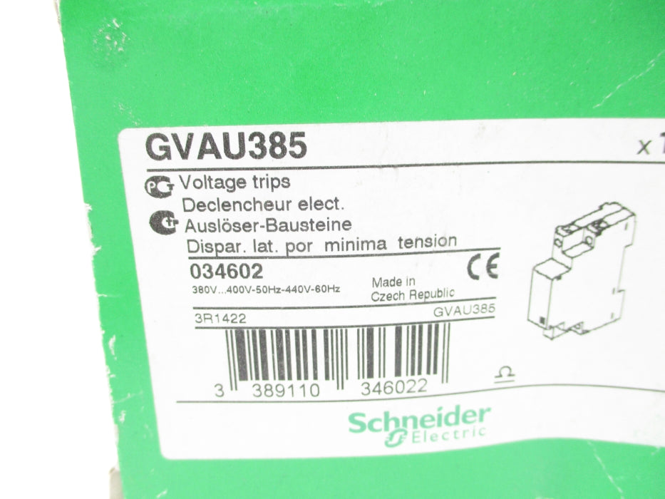 SCHNEIDER ELECTRIC GVAU385 NSMP