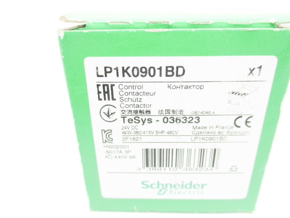 SCHNEIDER ELECTRIC LP1K0901BD 24VDC NSMP