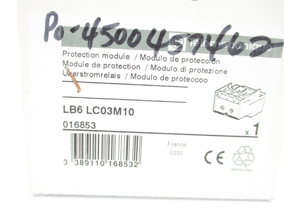 TELEMECANIQUE LB6LC03M10 NSMP