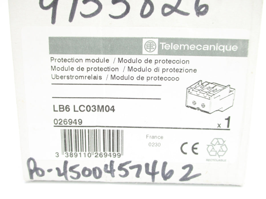 TELEMECANIQUE LB6LC03M04 NSMP
