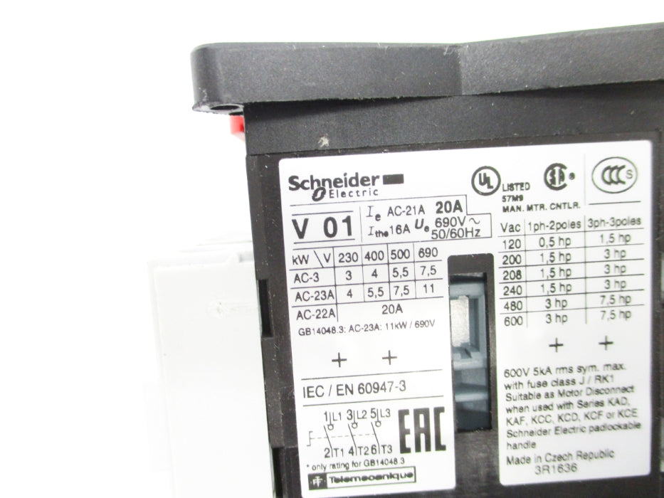 SCHNEIDER ELECTRIC V01 600VAC NSNP