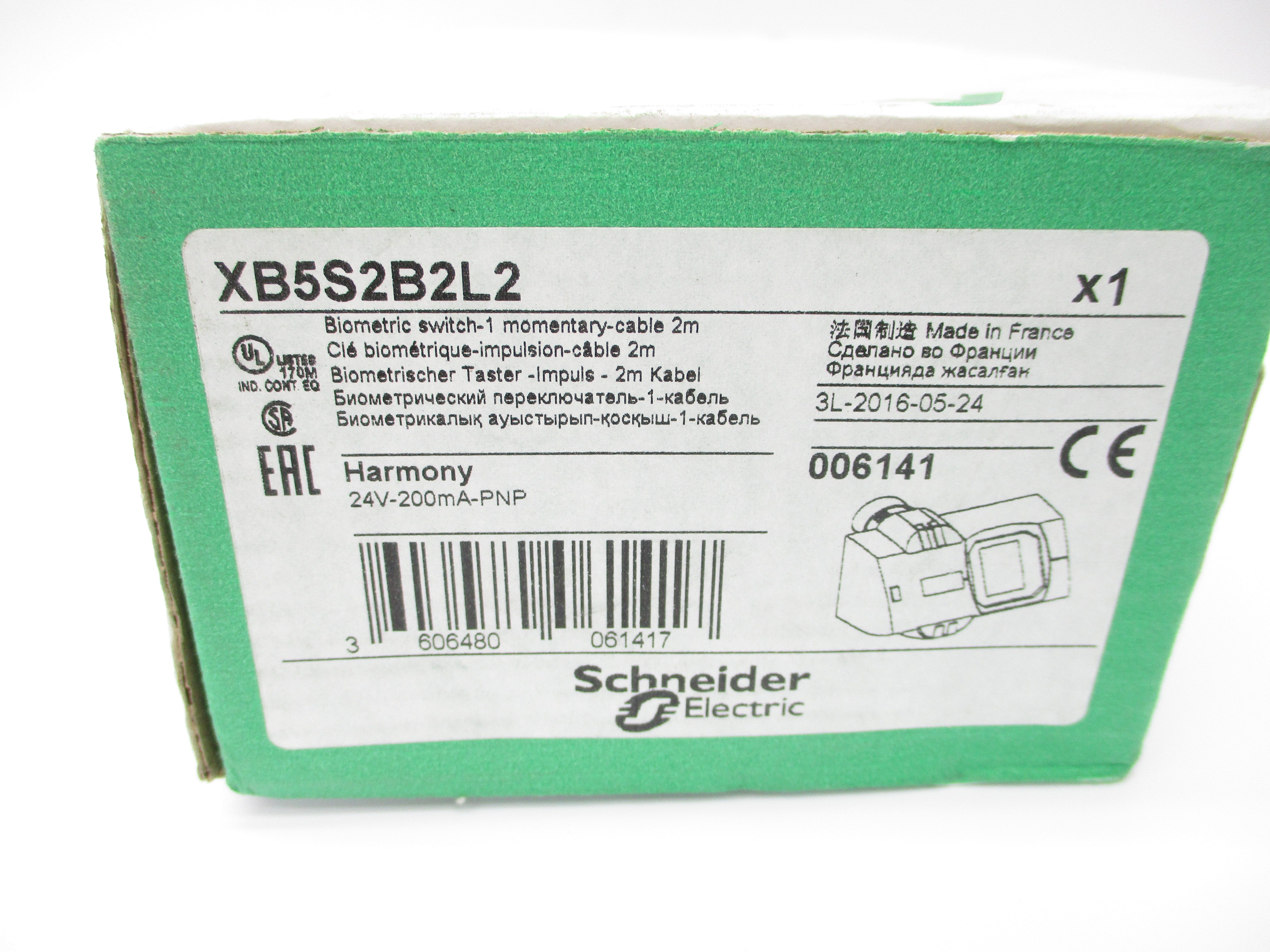 SCHNEIDER ELECTRIC XB5S2B2L2 NSMP