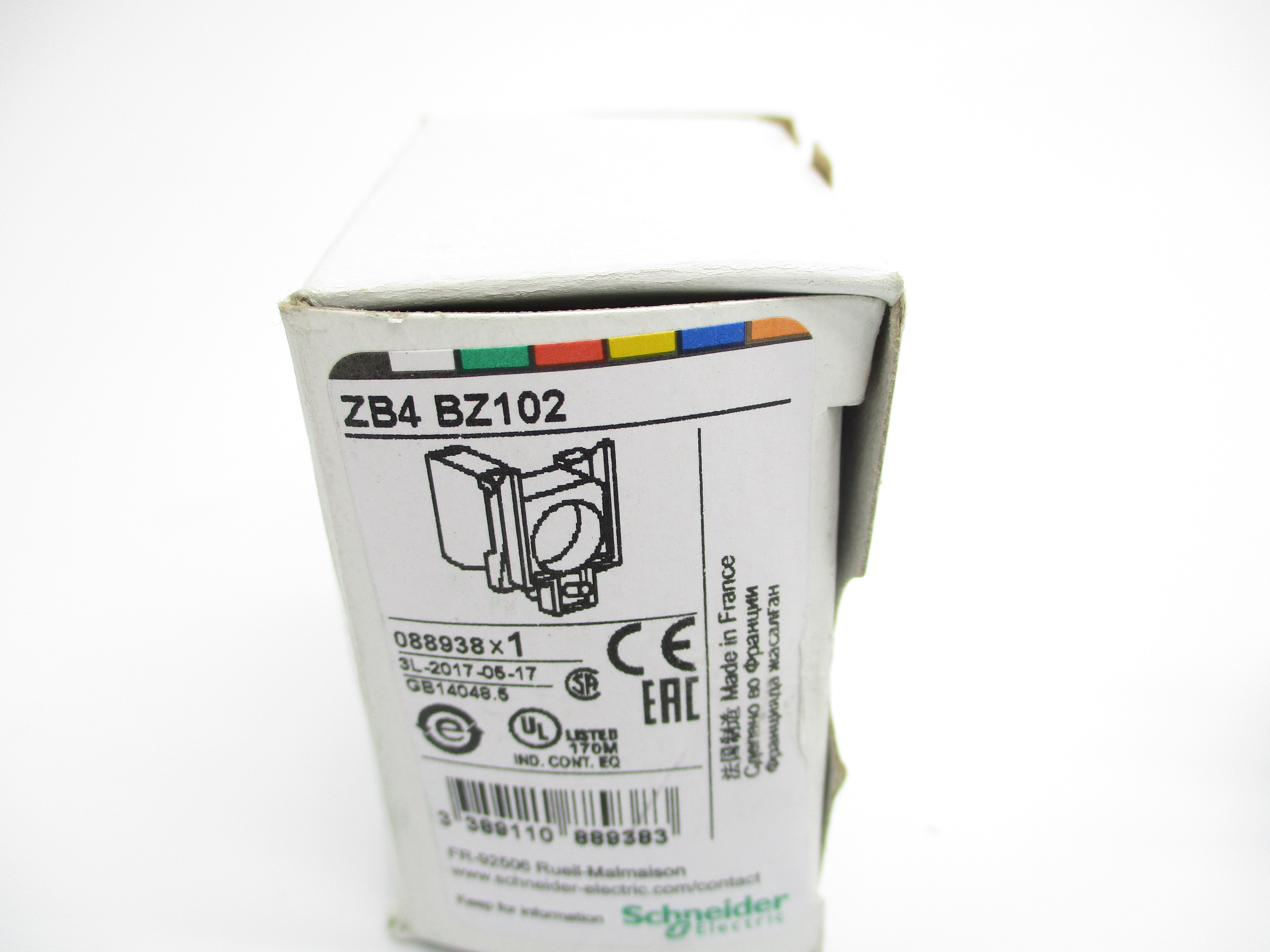 SCHNEIDER ELECTRIC ZB4BZ102 NSMP