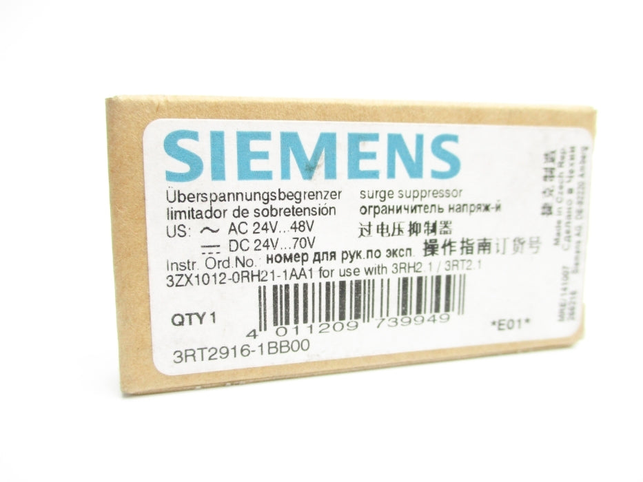 SIEMENS 3RT2916-1BB00 24/48VAC NSMP
