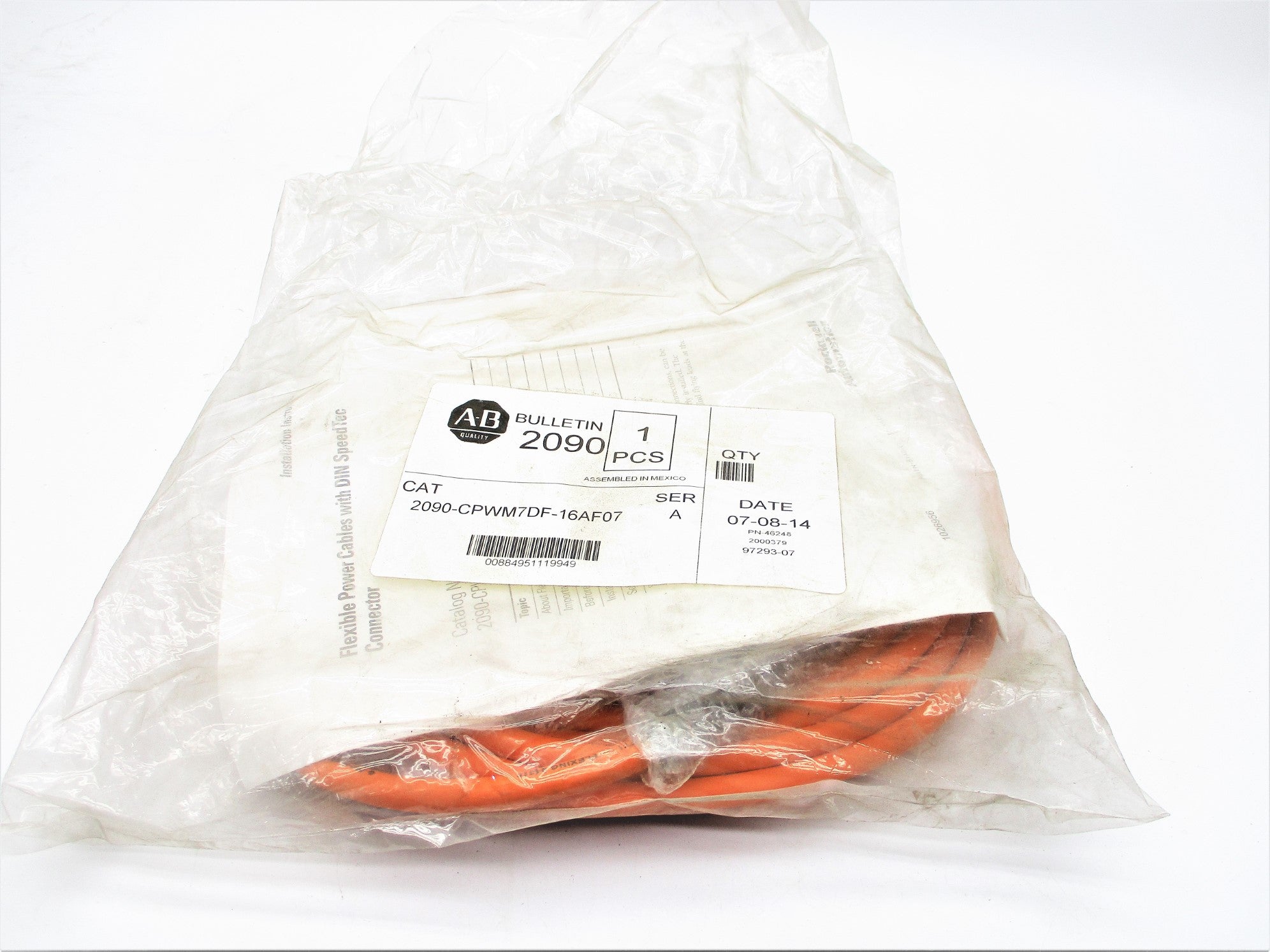 ALLEN BRADLEY 2090-CPWM7DF-16AF07 SER. A NSMP