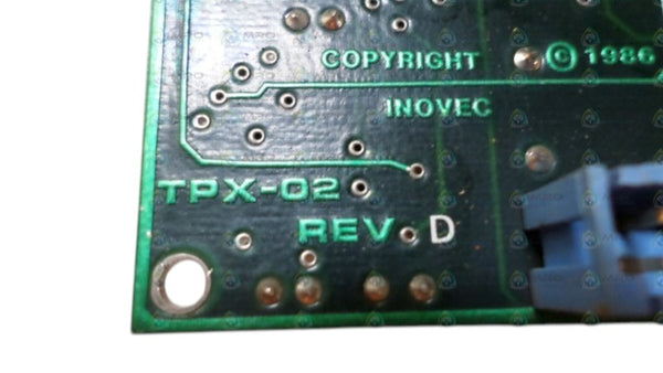 INOVEC TPX-02 CIRCUIT BOARD UNMP