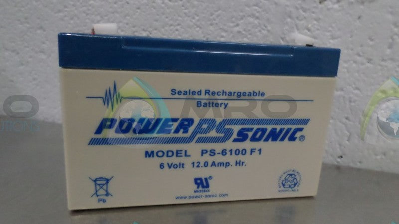 POWER SONIC PS-6100F1 RECHARGEABLE BATTERY UNMP