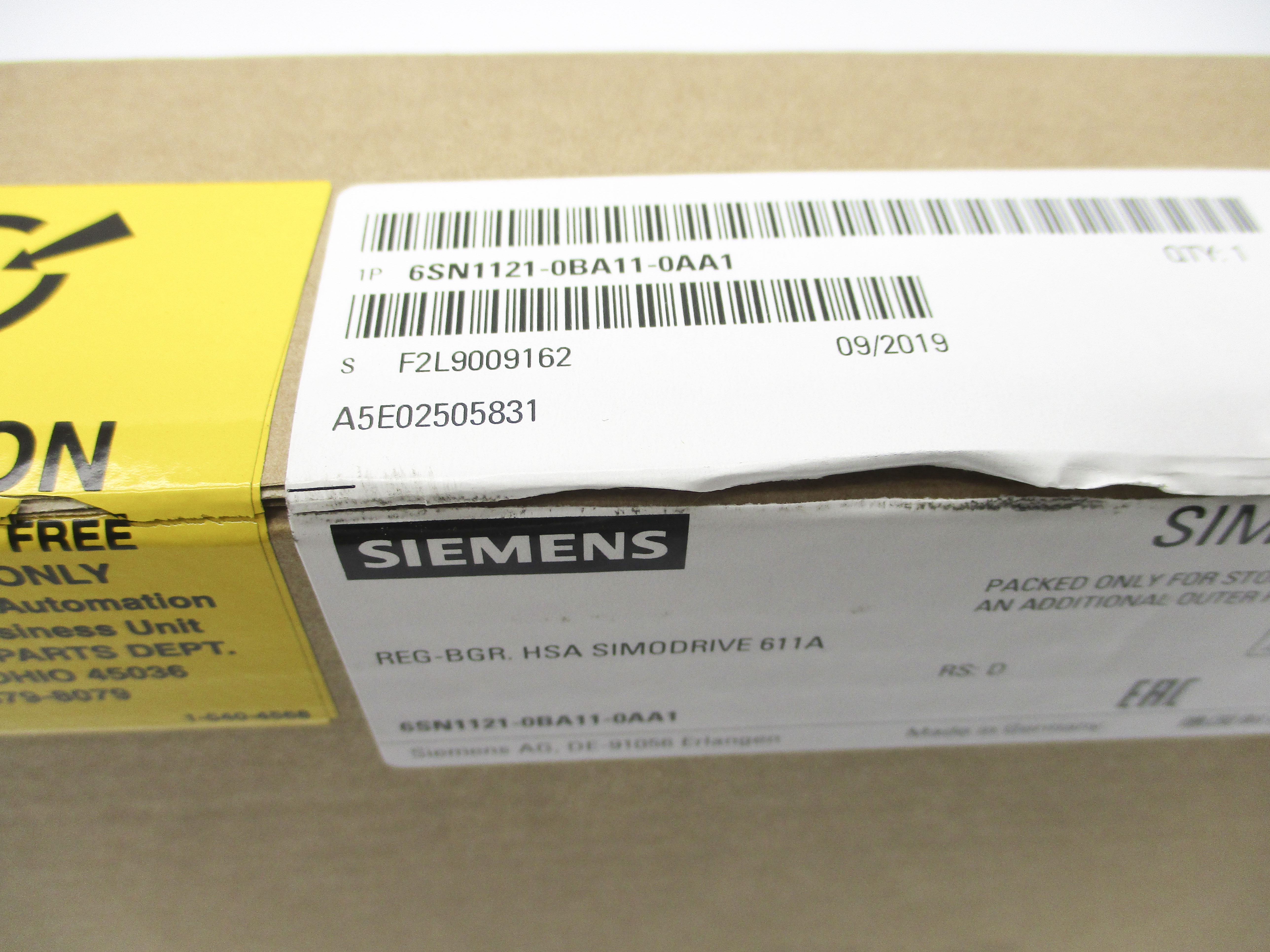 SIEMENS 6SN1121-0BA11-0AA1 NSMP