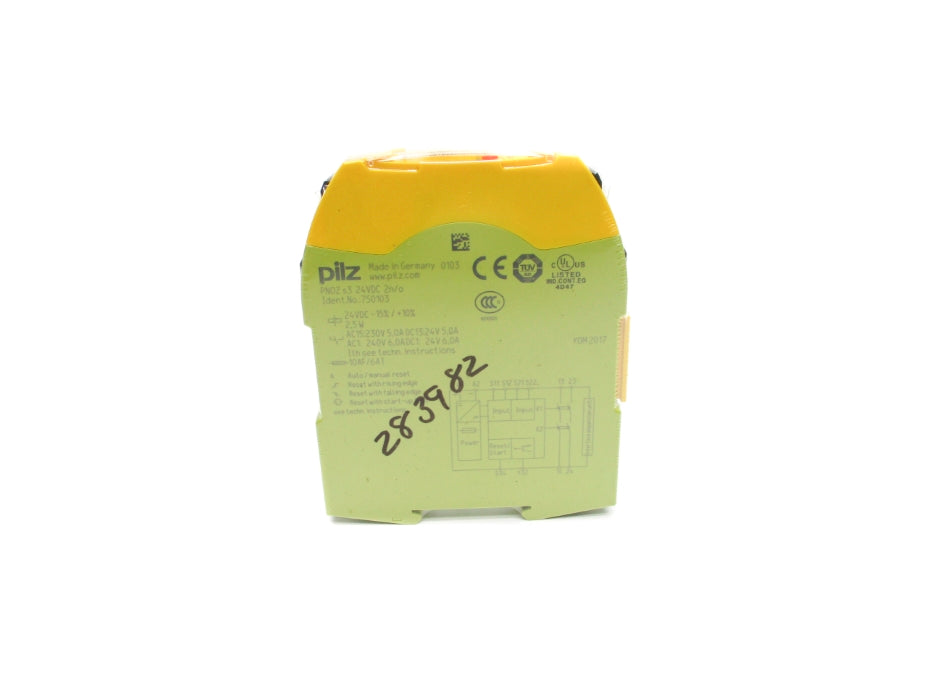 PILZ PNOZS324VDC2N/O 750103 24VDC 6A NSNP