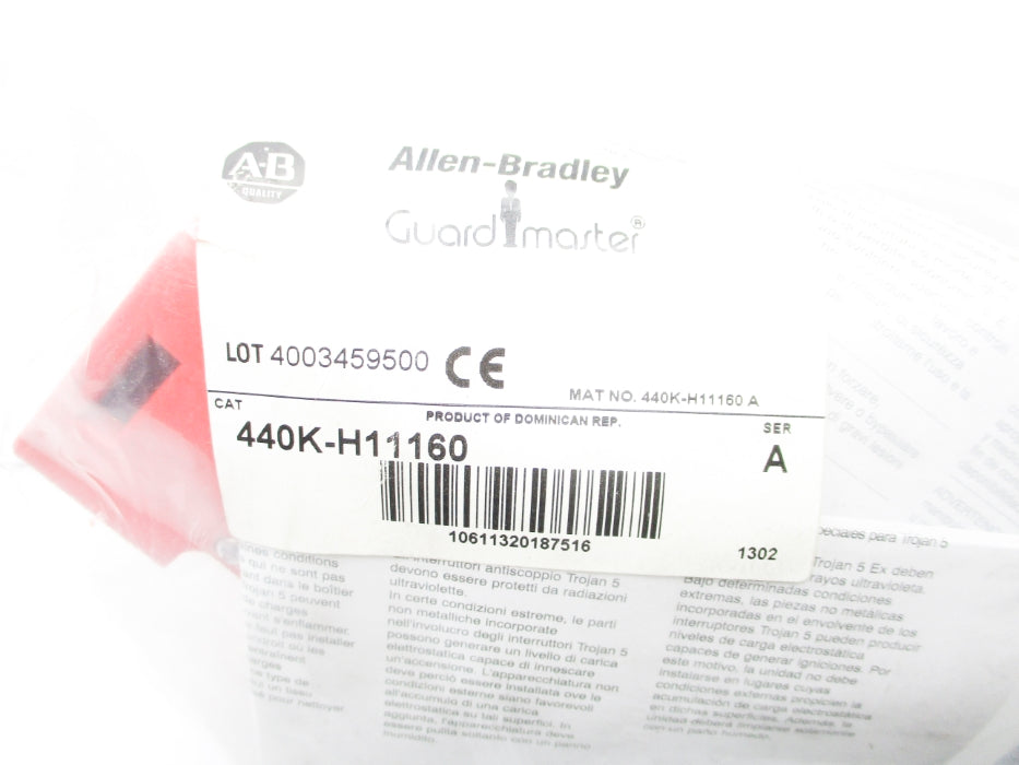 INDUSTRIAL SPARE PART 440K-H11160 SER. A NSMP