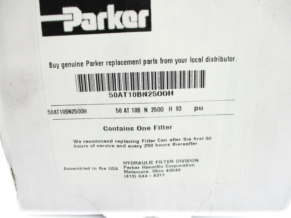 PARKER 50AT10BN2500H NSMP