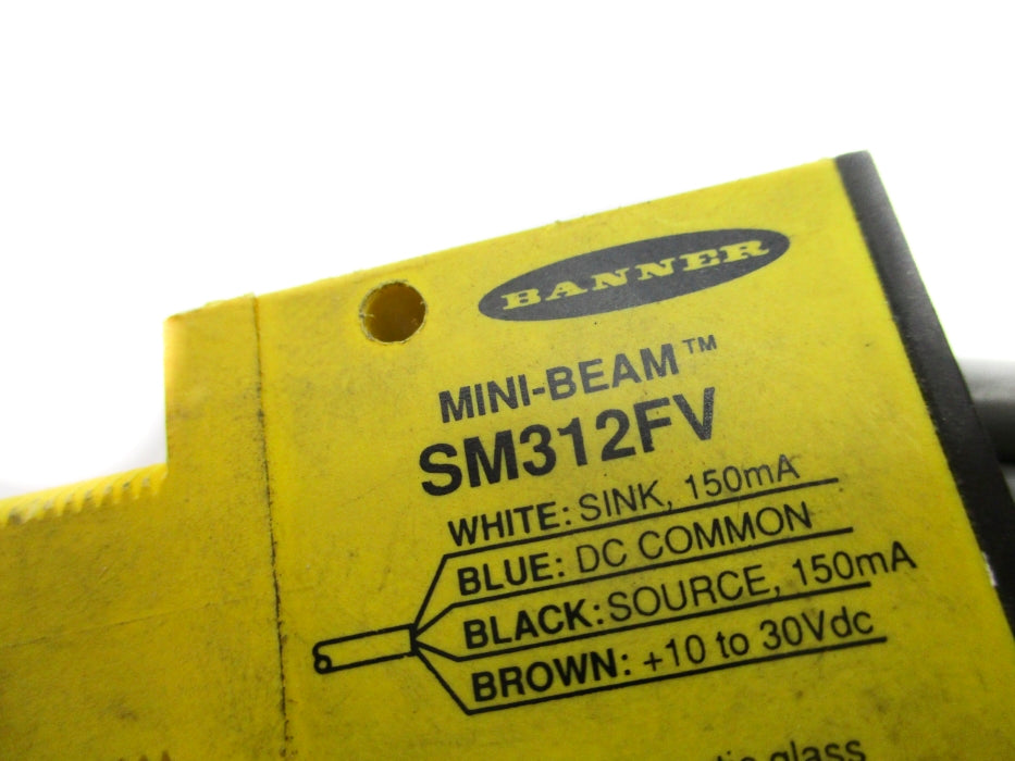 BANNER ENGINEERING SM312FV 10-30VDC UNMP